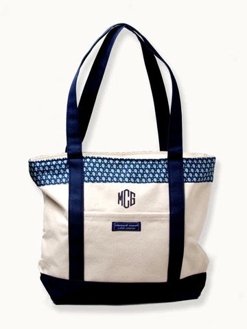 $95 Blue Vineyard Vines "Paddle Tennis Sports" Classic Tote