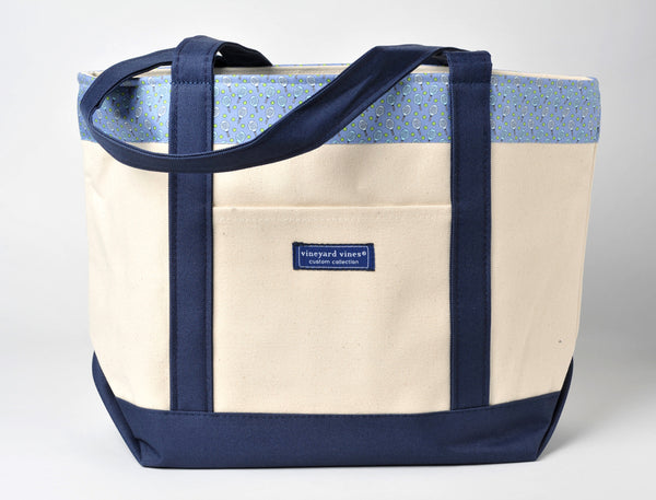$95 Blue Vineyard Vines "Paddle Tennis Sports" Classic Tote
